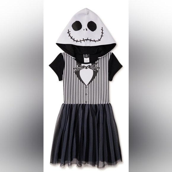 Disney Tim Burton's Nightmare Before Christmas Striped Kids Costume - Picture 1 of 8